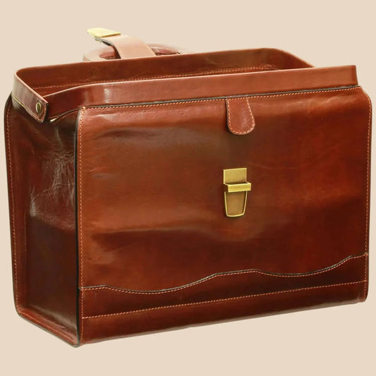 Cowhide Leather Doctor's Bag - Image 2 | Bufalo d'Oro
