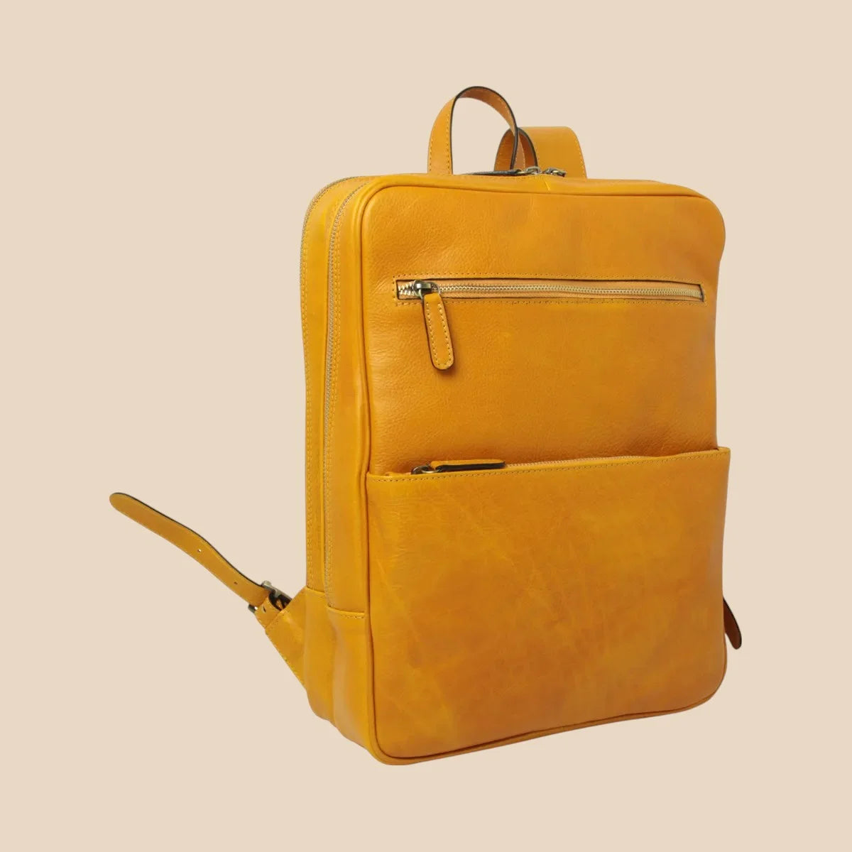 Leather Back Pack With Backside Troller Strap - Image 24 | Bufalo d'Oro