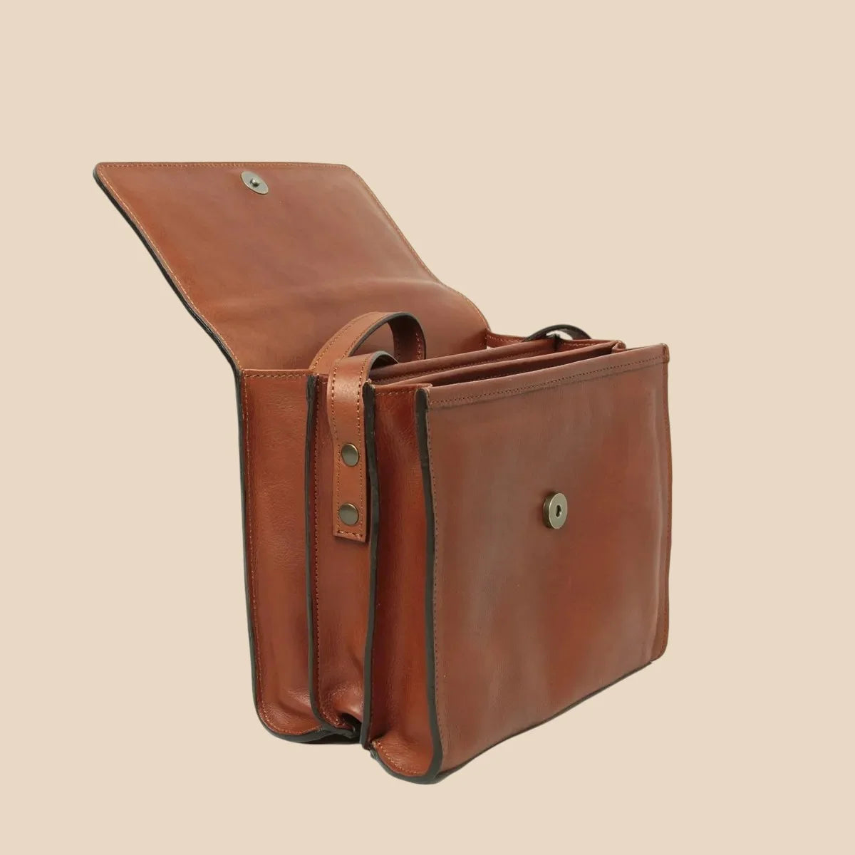 Calfskin Shoulder Bag - Image 15 | Bufalo d'Oro