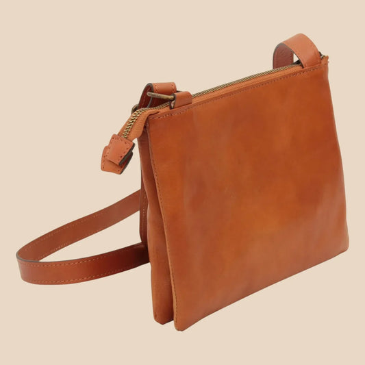Full-Grain Calfskin Shoulder Bag - Image 2 | Bufalo d'Oro