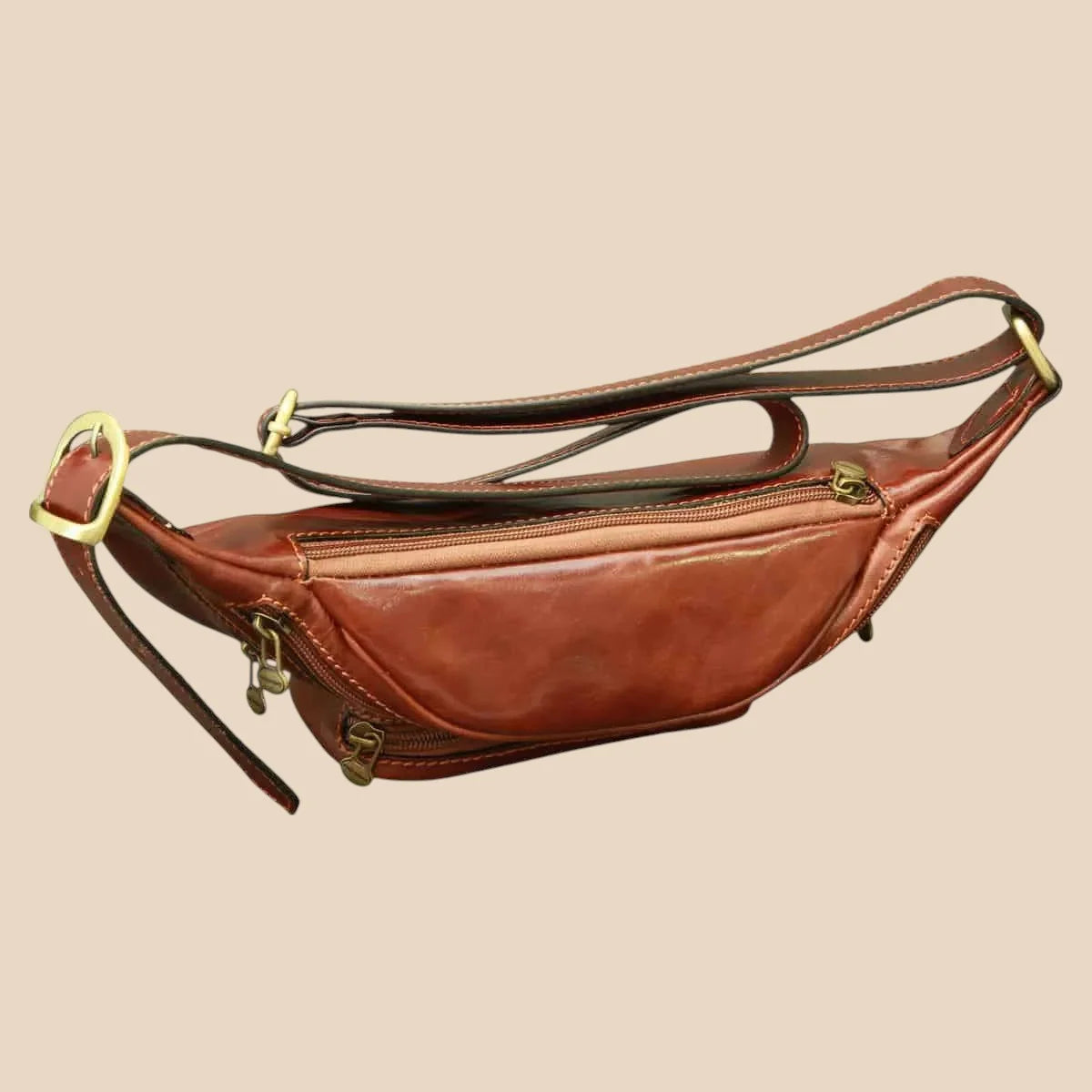 Leather Fanny Pack - Image 4 | Bufalo d'Oro
