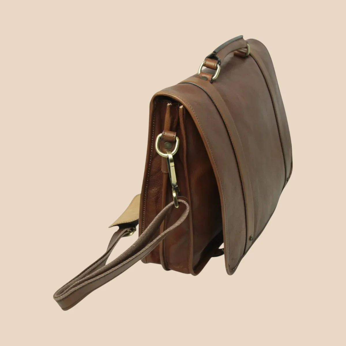 Calfskin Nappa Leather Briefcase - Image 26 | Bufalo d'Oro
