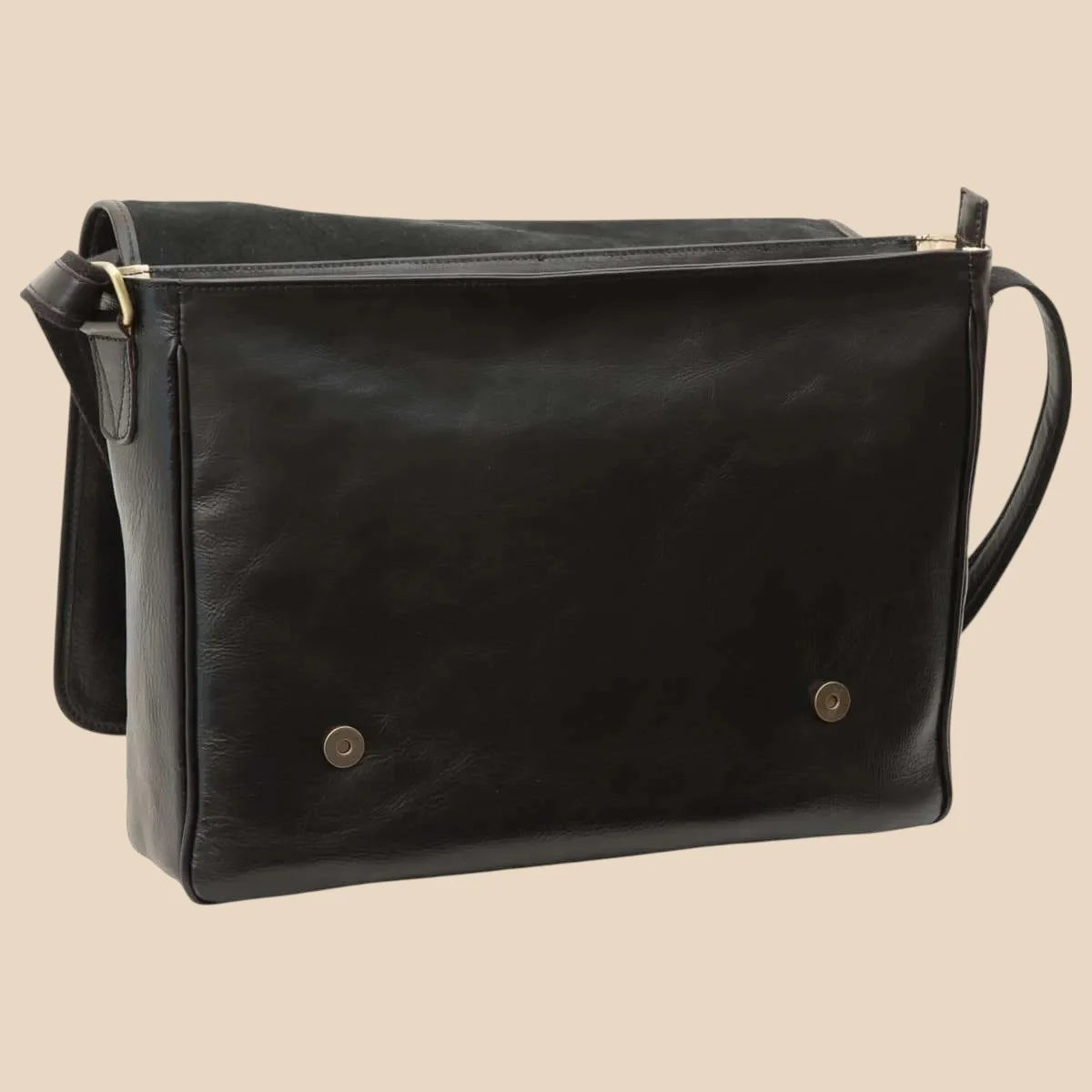 Large Leather Bag With Magnetic Closure - Image 19 | Bufalo d'Oro