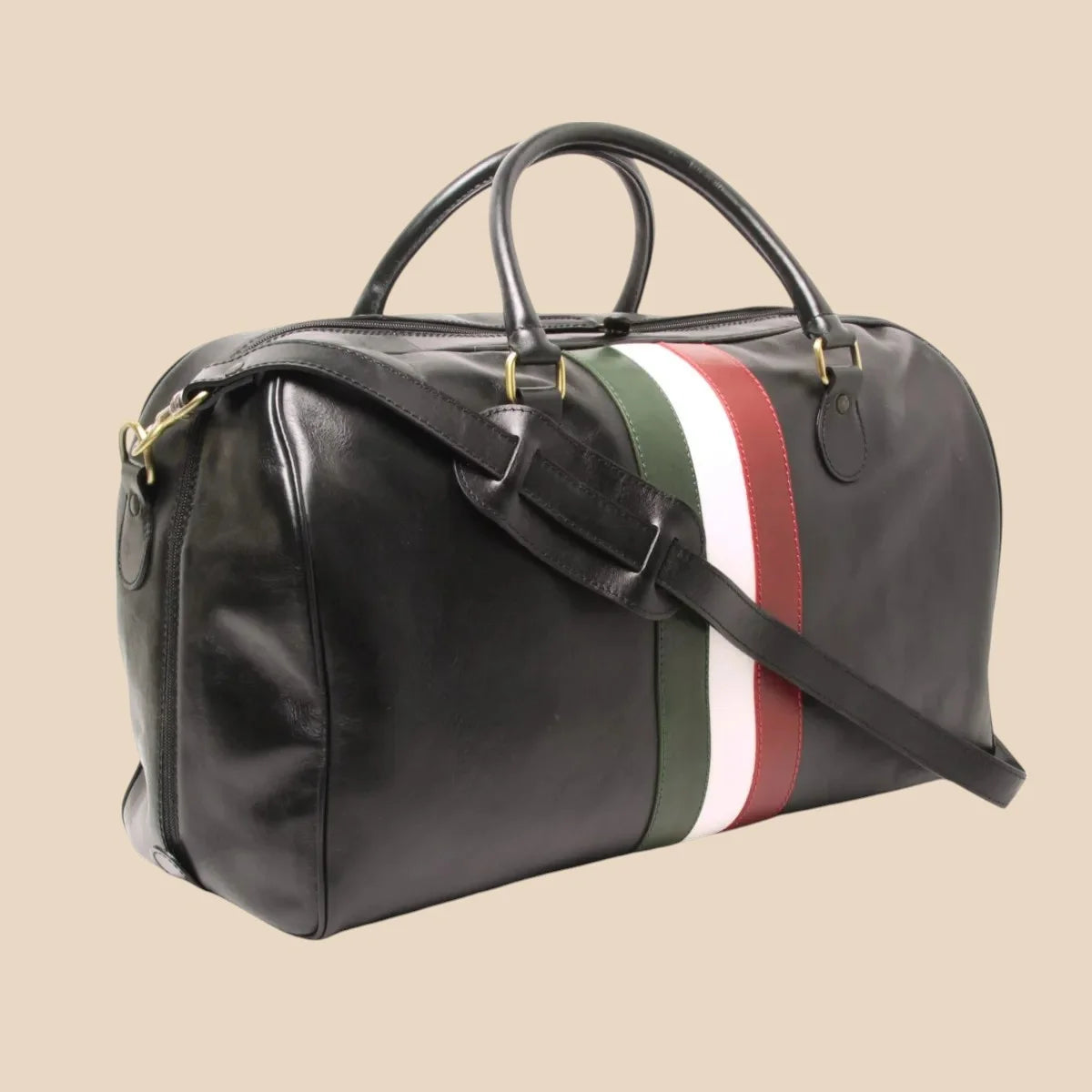 Full Grain Leather Duffle Bag - Image 7 | Bufalo d'Oro