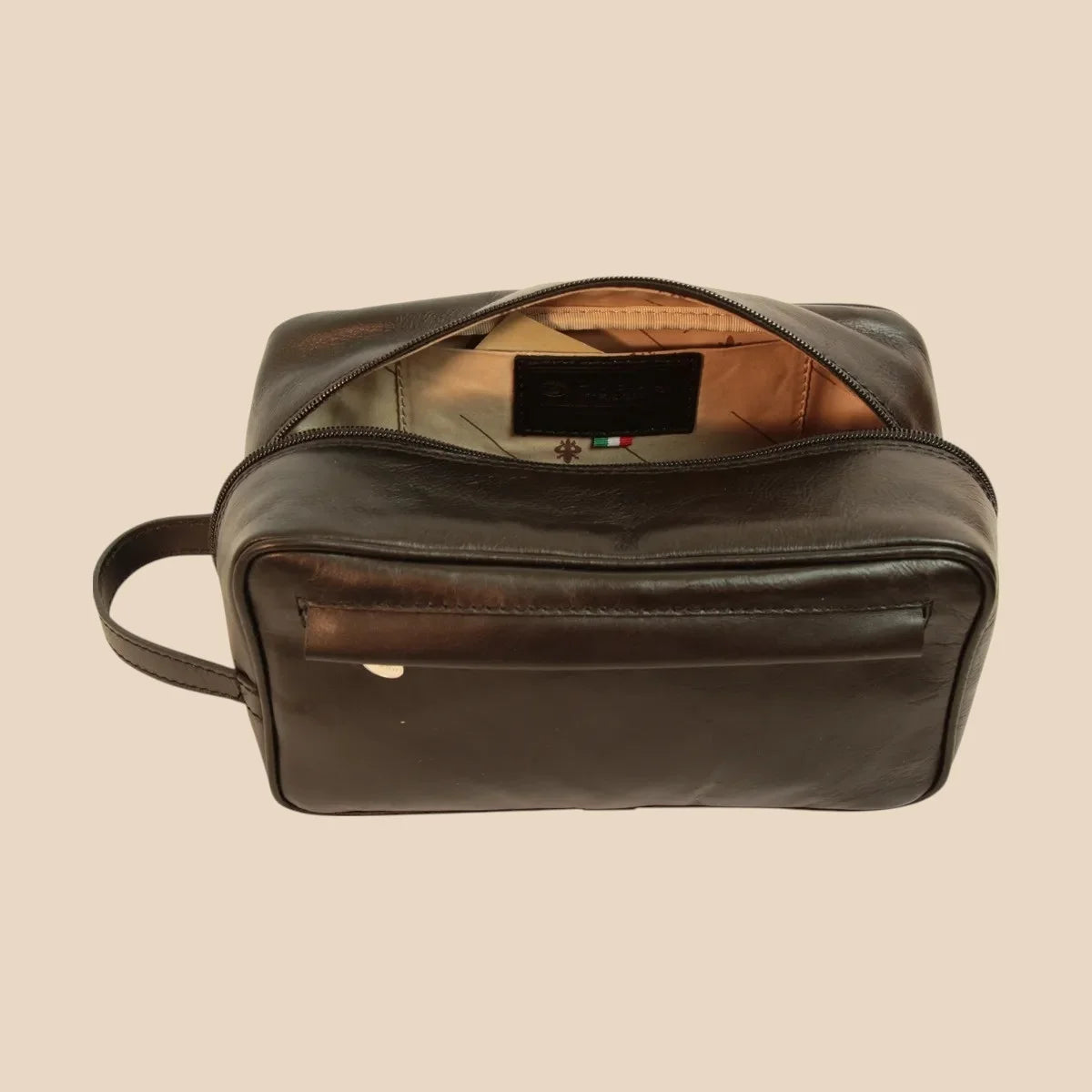 Full-grain Calfskin Leather Beauty Case - Image 15 | Bufalo d'Oro
