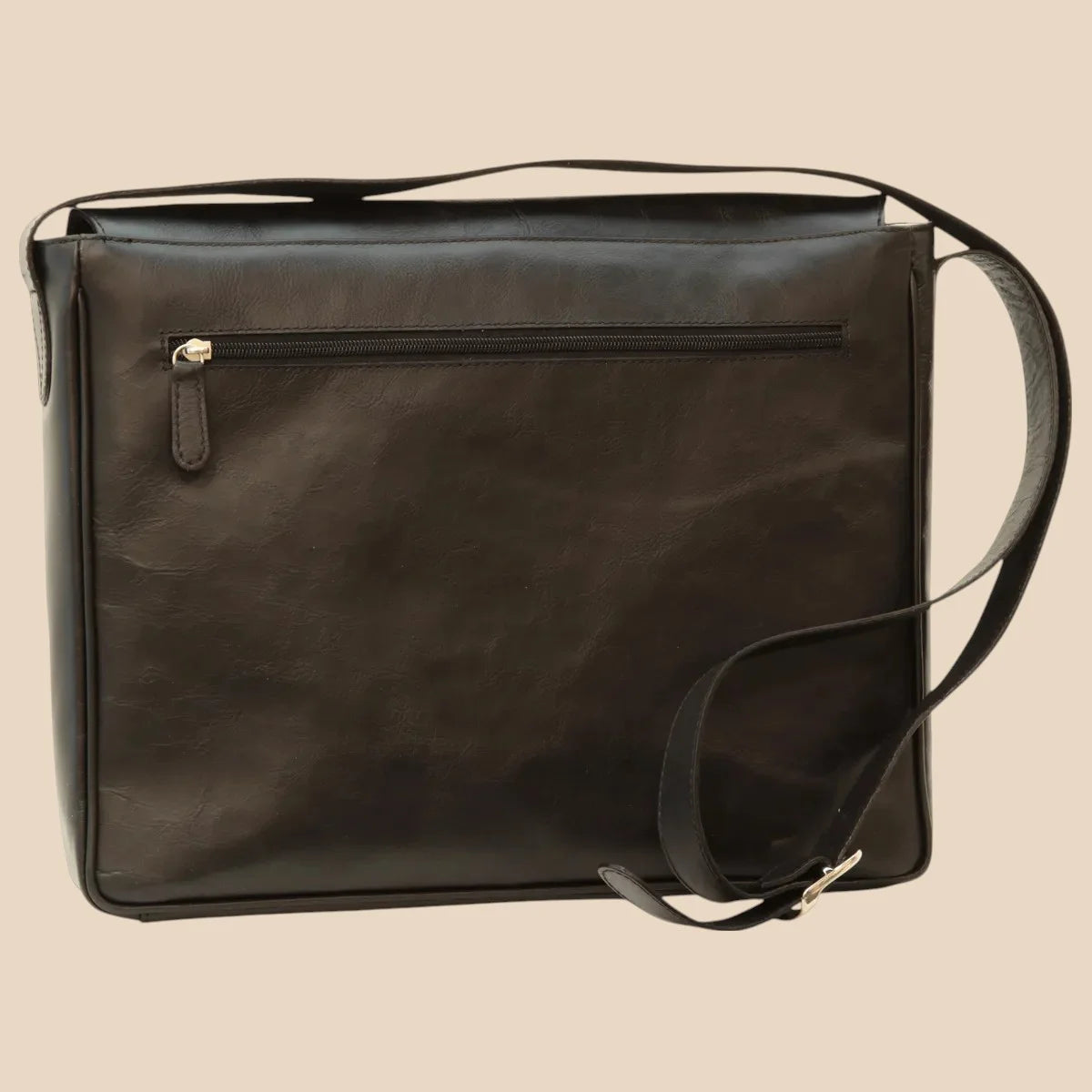 Cowhide Leather Messenger Bag - Image 17 | Bufalo d'Oro