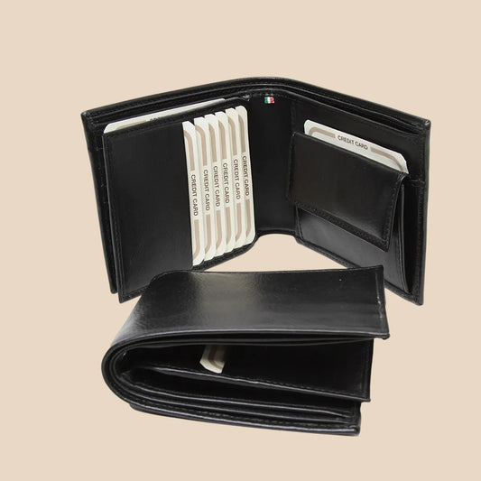 Leather Wallet With Card Holder And RFID - Image 2 | Bufalo d'Oro