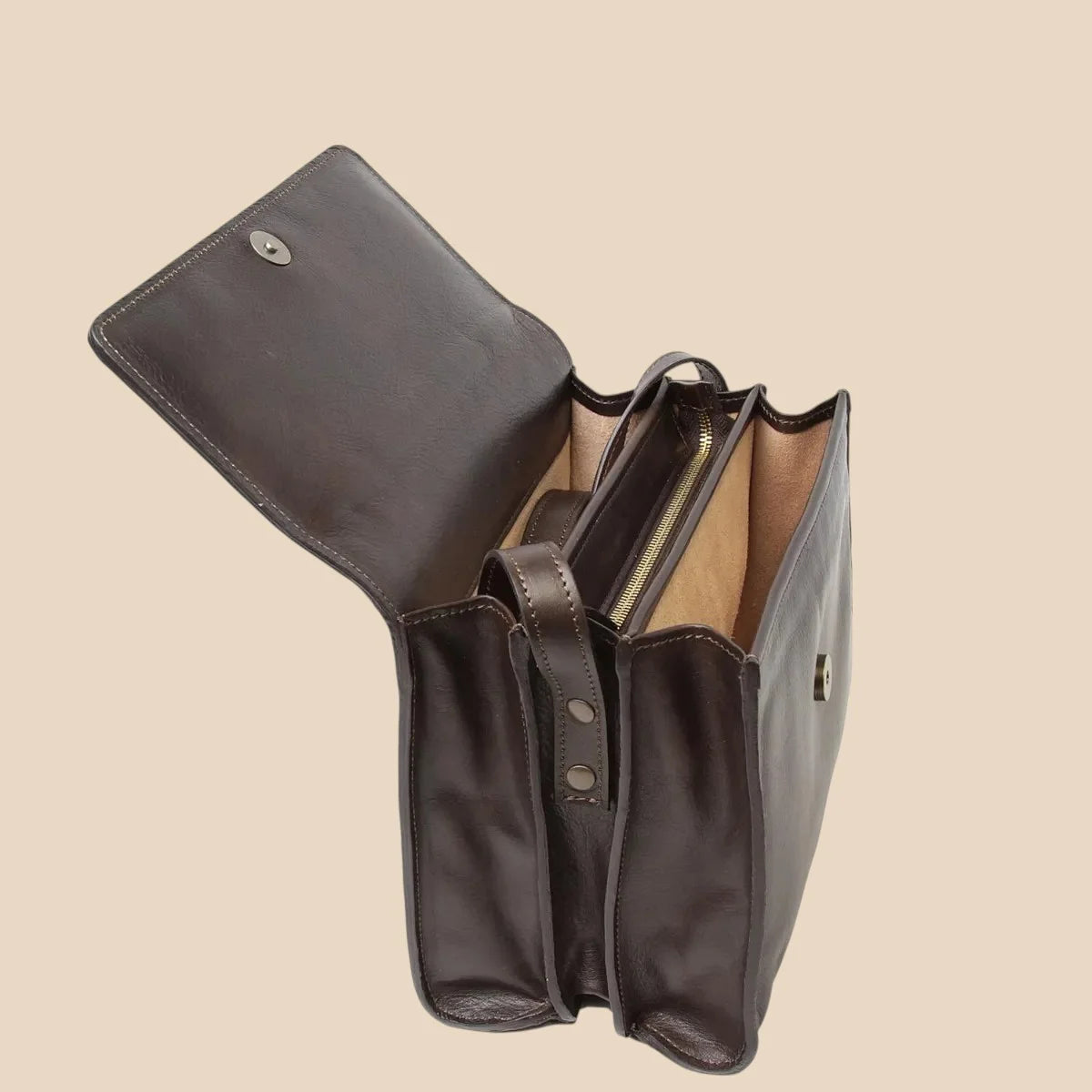 Calfskin Shoulder Bag - Image 34 | Bufalo d'Oro