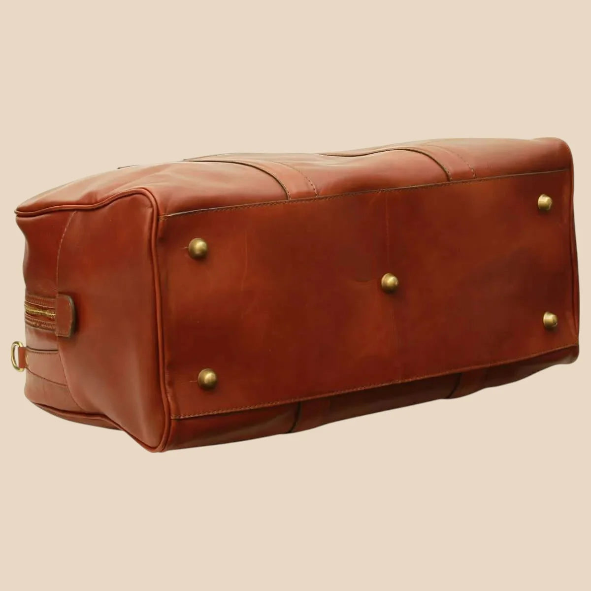 Soft Calfskin Leather Travel Bag - Image 10 | Bufalo d'Oro