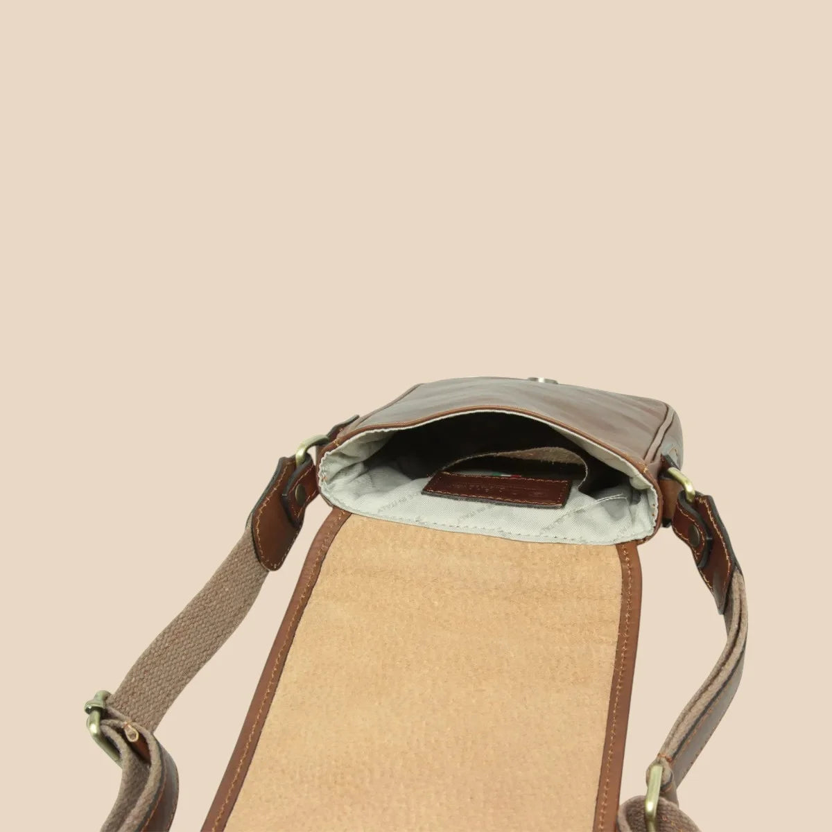 Soft Calfskin Leather Satchel Bag - Image 13 | Bufalo d'Oro