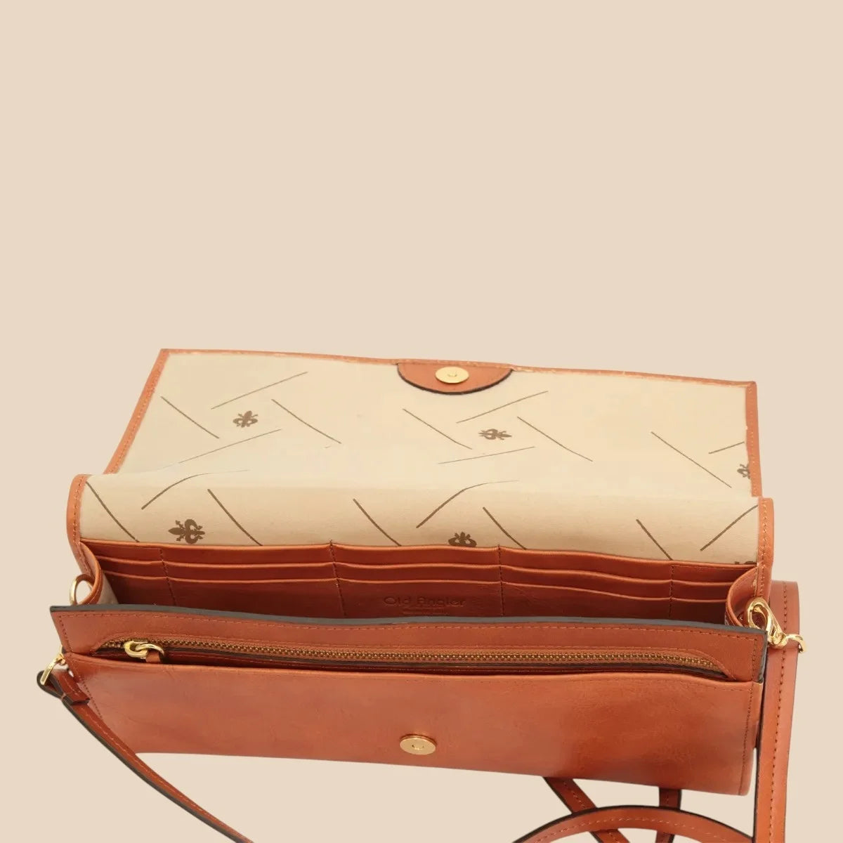 Full-Grain Calfskin Shoulder Bag - Image 3 | Bufalo d'Oro