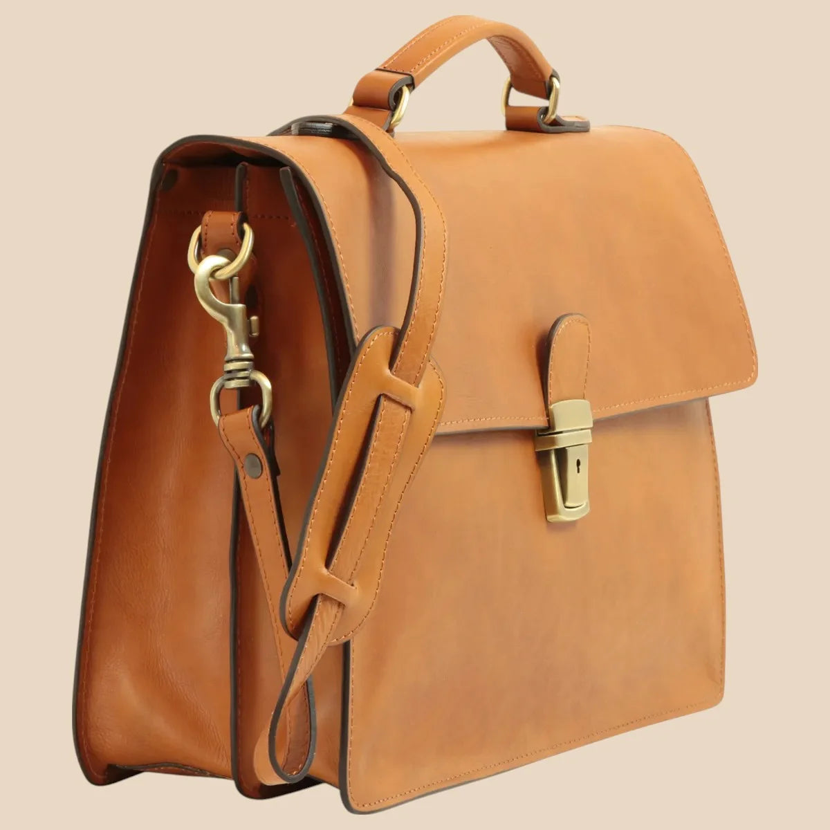 Leather Laptop Briefcase - Image 16 | Bufalo d'Oro