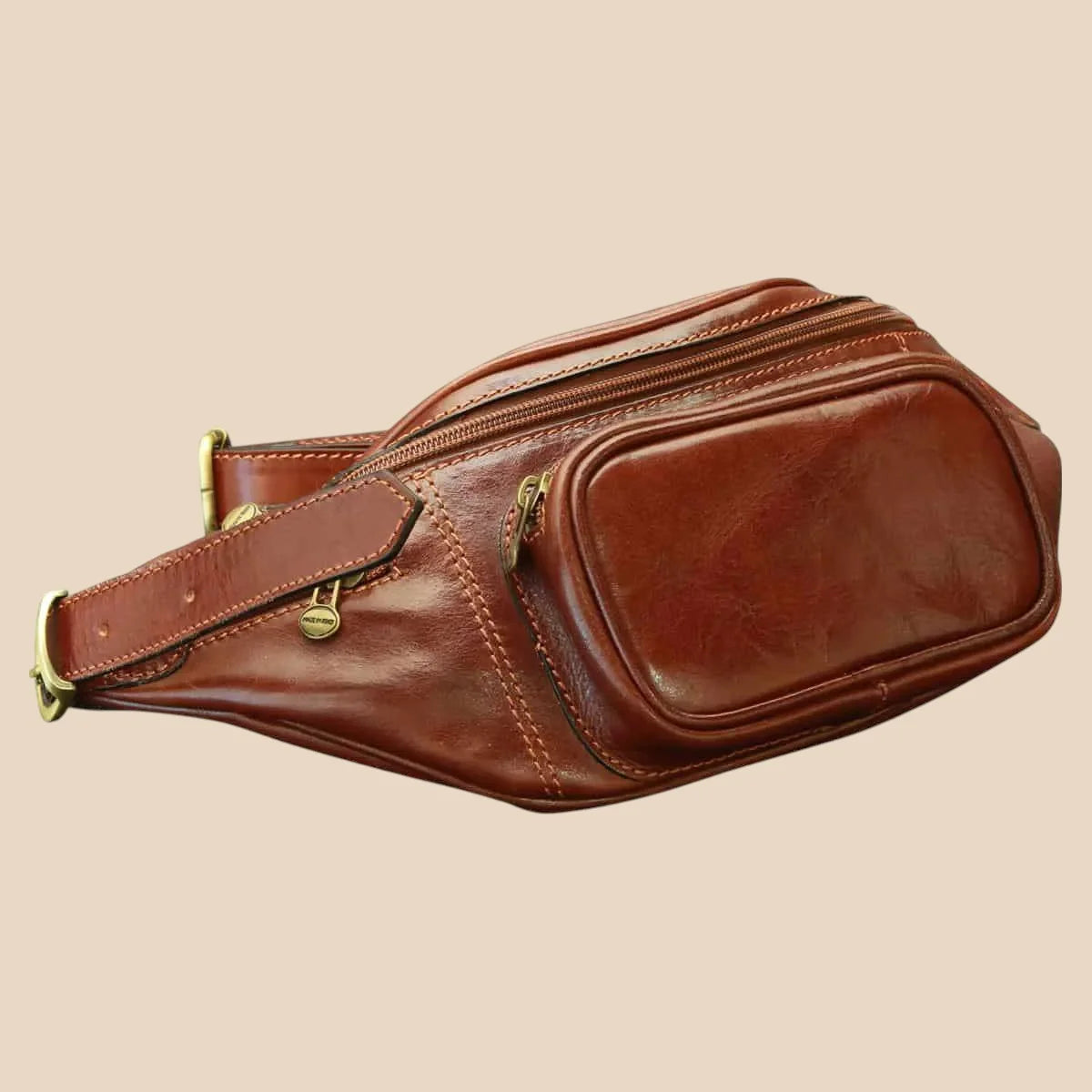 Leather Fanny Pack - Image 5 | Bufalo d'Oro
