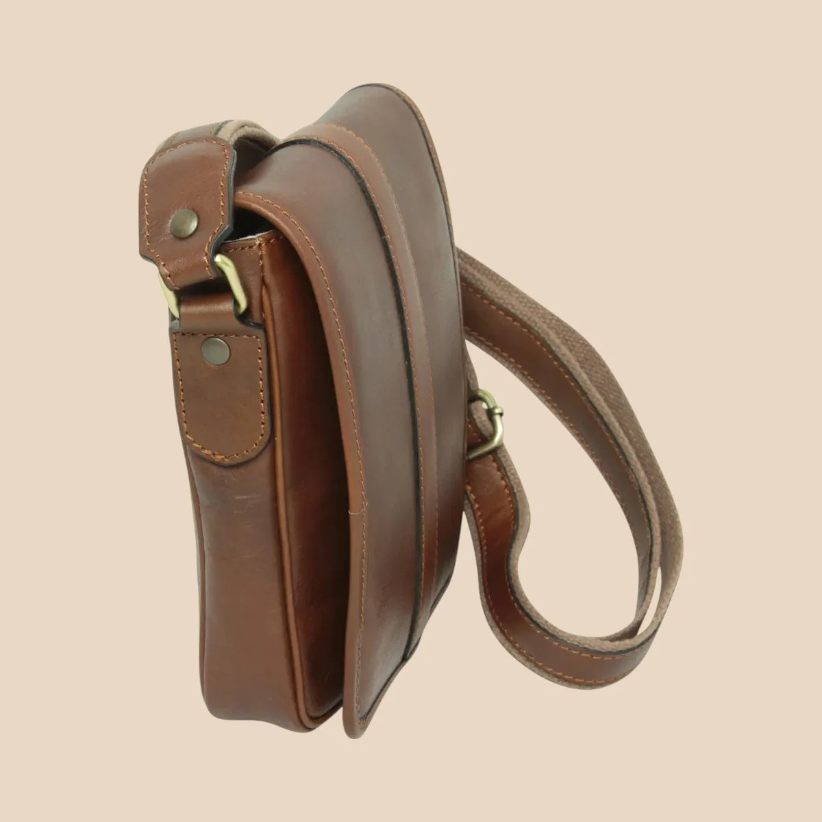 Soft Calfskin Leather Satchel Bag - Image 16 | Bufalo d'Oro