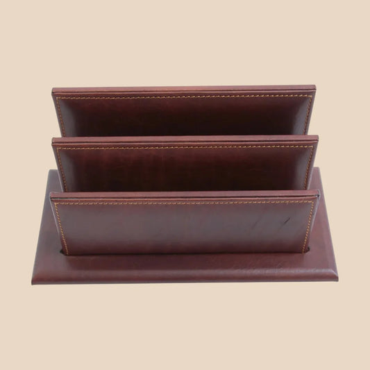 Leather Desk Envelope Holder - Image 2 | Bufalo d'Oro