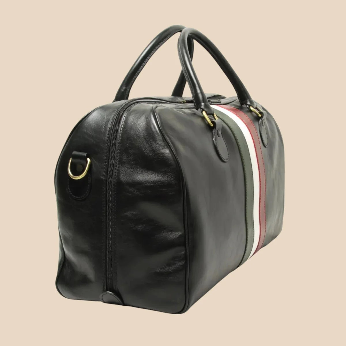 Full Grain Leather Duffle Bag - Image 6 | Bufalo d'Oro