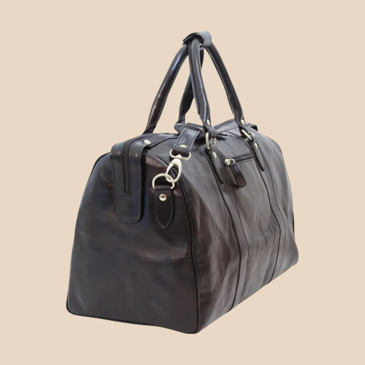 Travel Bag With Shoulder Strap - Image 18 | Bufalo d'Oro