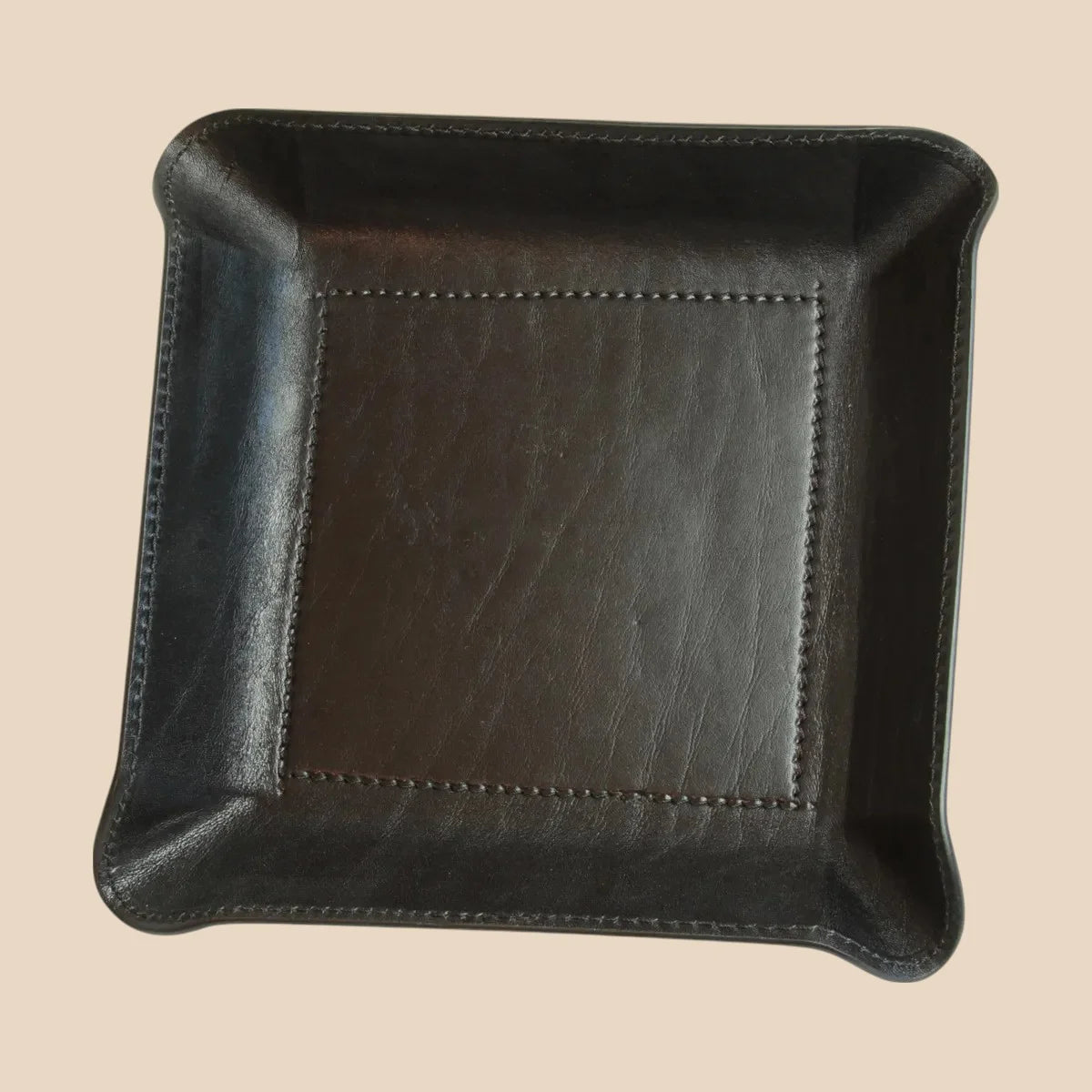 Leather Catchall Tray - Image 4 | Bufalo d'Oro