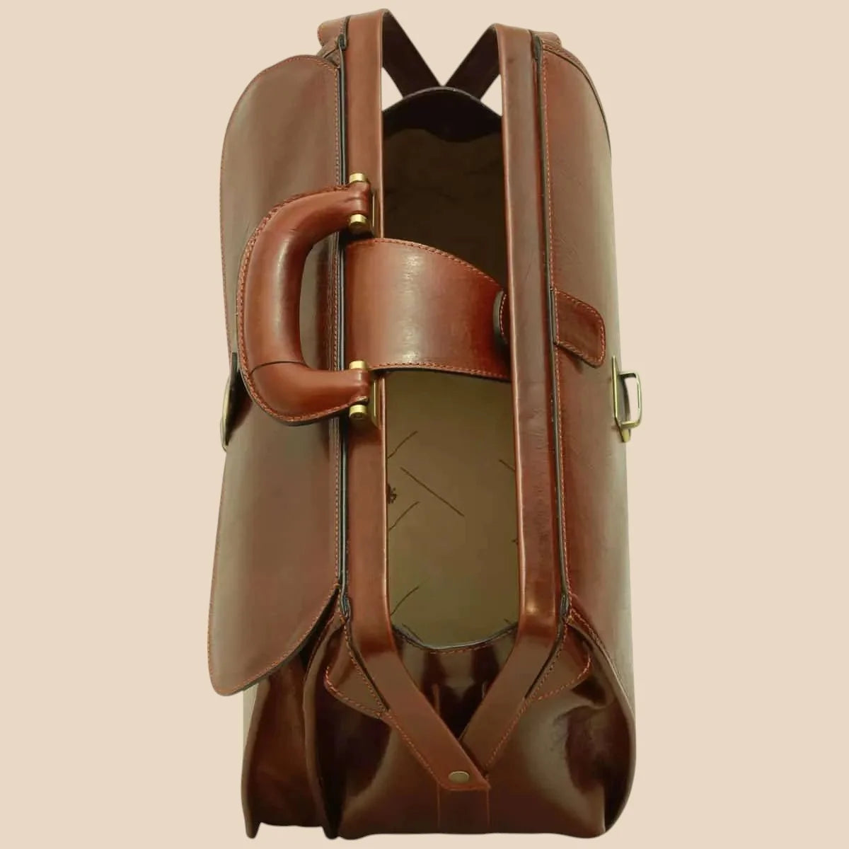 Leather Doctor's Bag - Brown Colonial - Image 19 | Bufalo d'Oro