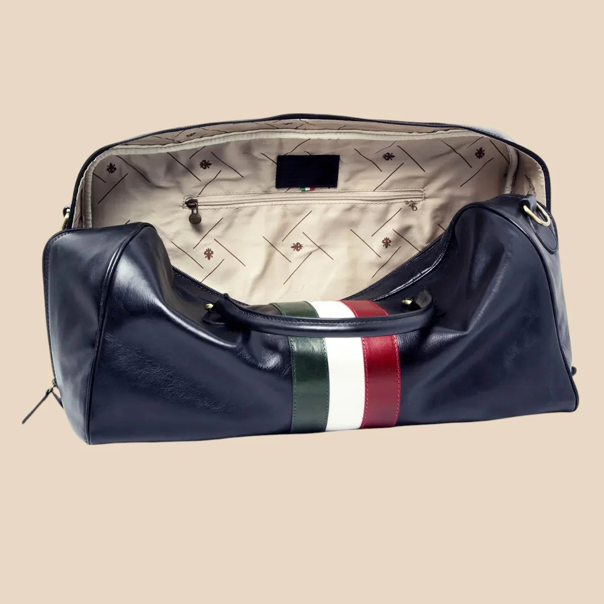 Full Grain Leather Duffle Bag - Image 5 | Bufalo d'Oro
