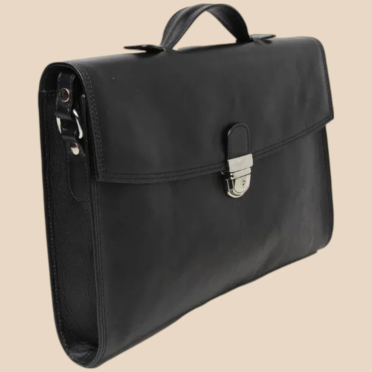 Business Leather Briefcase - Image 4 | Bufalo d'Oro