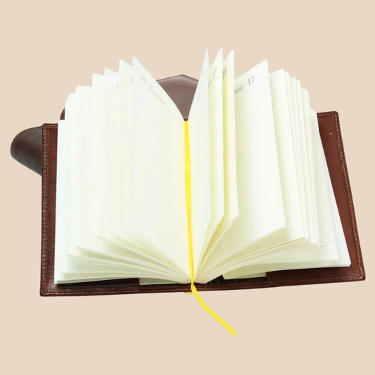 Full Grain Leather Large Daily Planner - Image 2 | Bufalo d'Oro