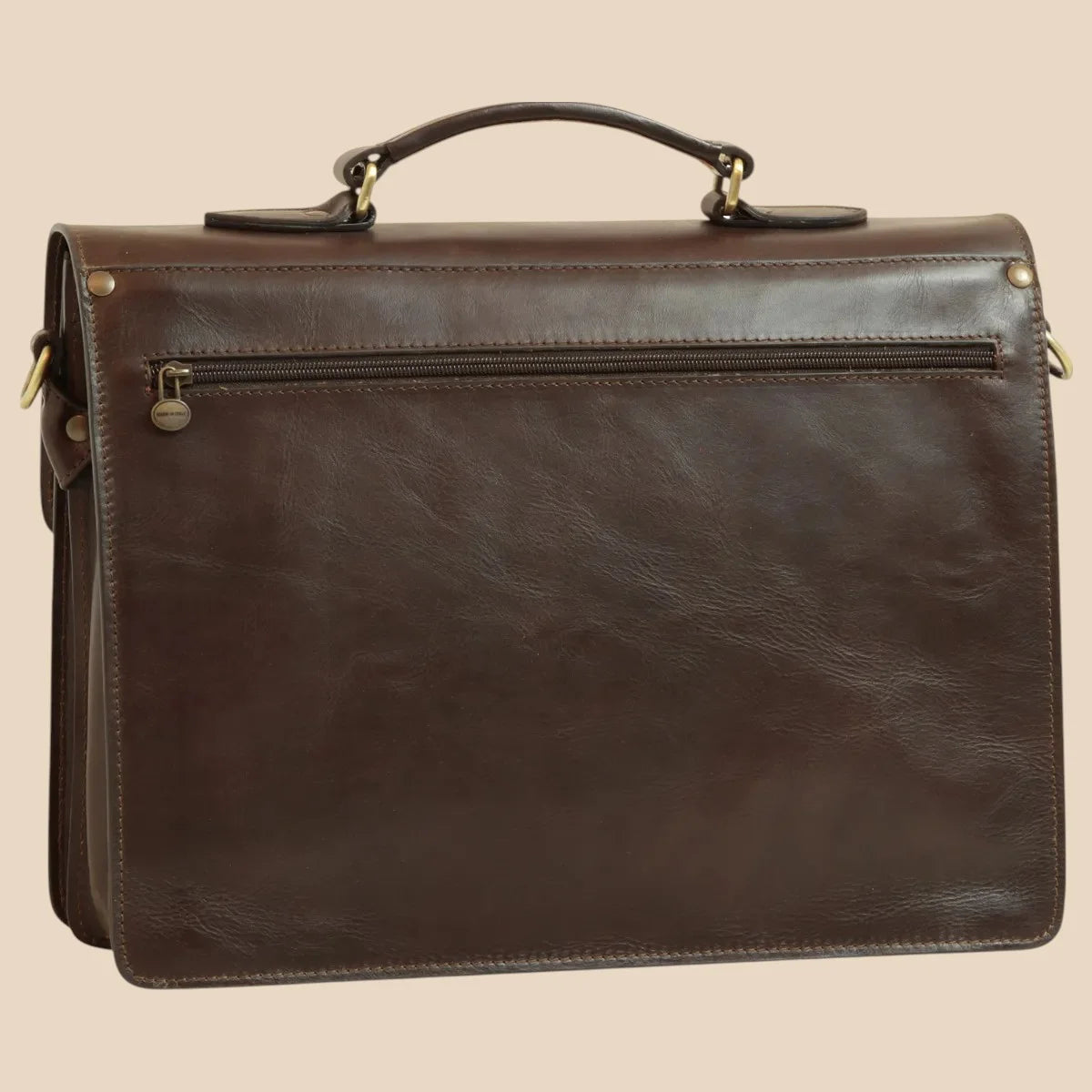 Leather Laptop Briefcase - Image 14 | Bufalo d'Oro