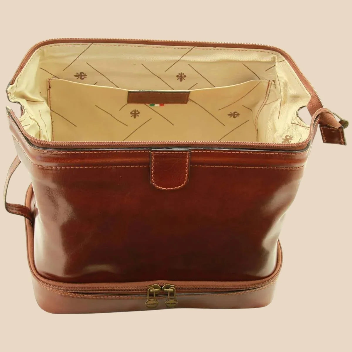 Leather Washbag - Image 6 | Bufalo d'Oro