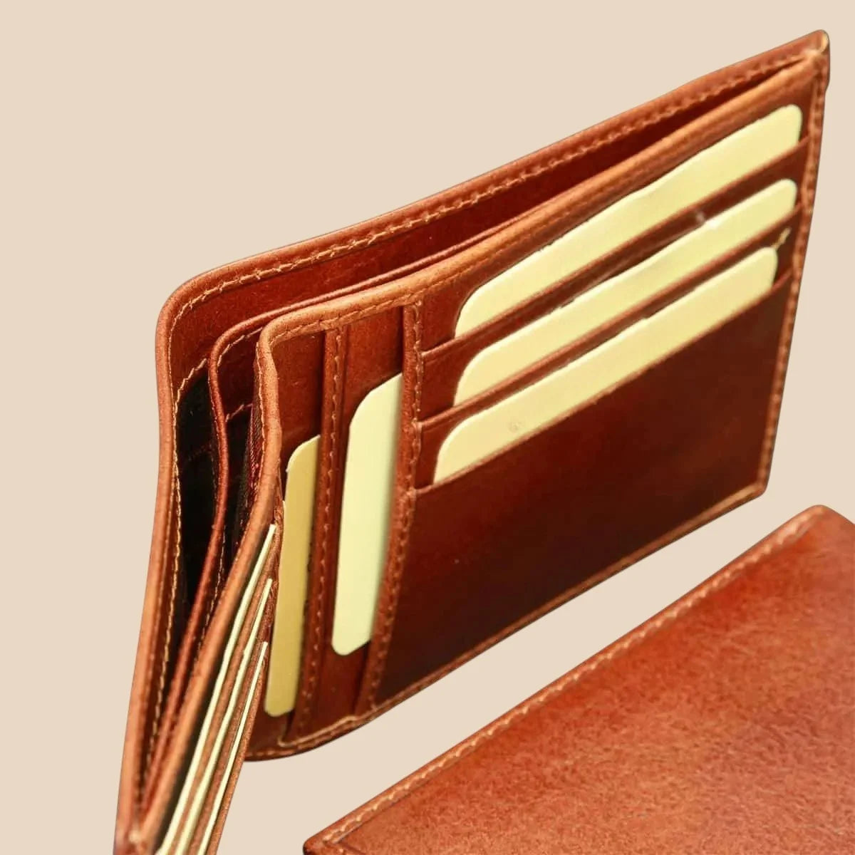 Leather Bifold Wallet with RFID - Image 4 | Bufalo d'Oro