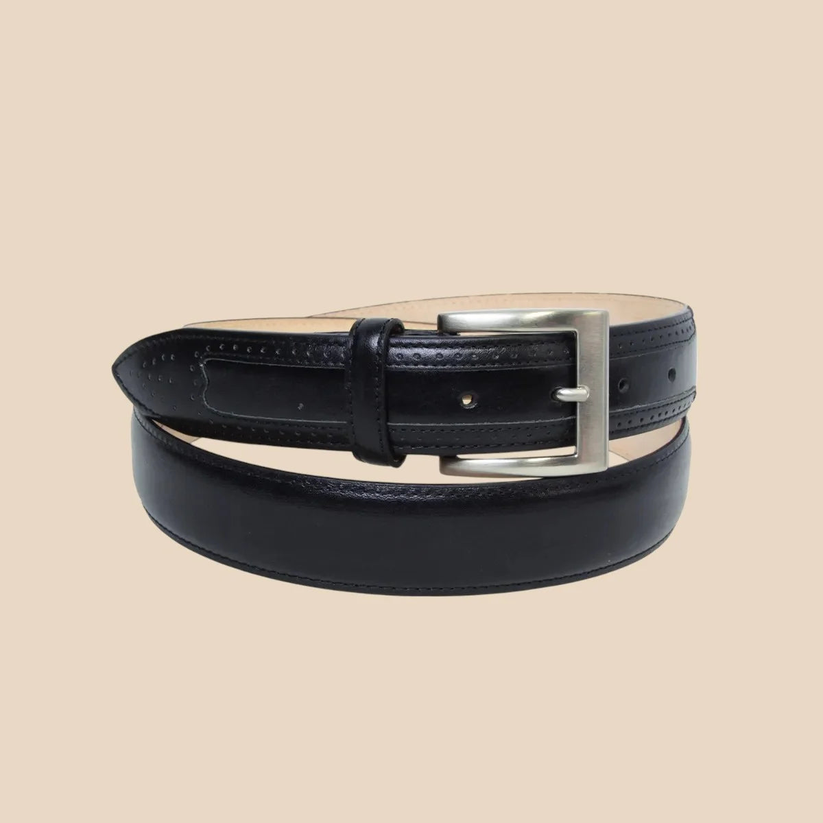 Leather Belt Wide 1,38" - Image 6 | Bufalo d'Oro