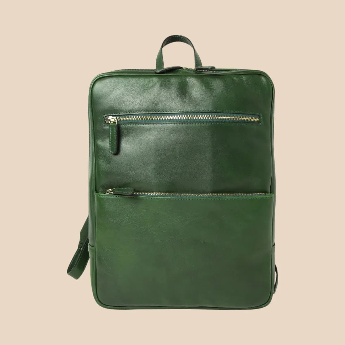 Leather Back Pack With Backside Troller Strap - Image 12 | Bufalo d'Oro