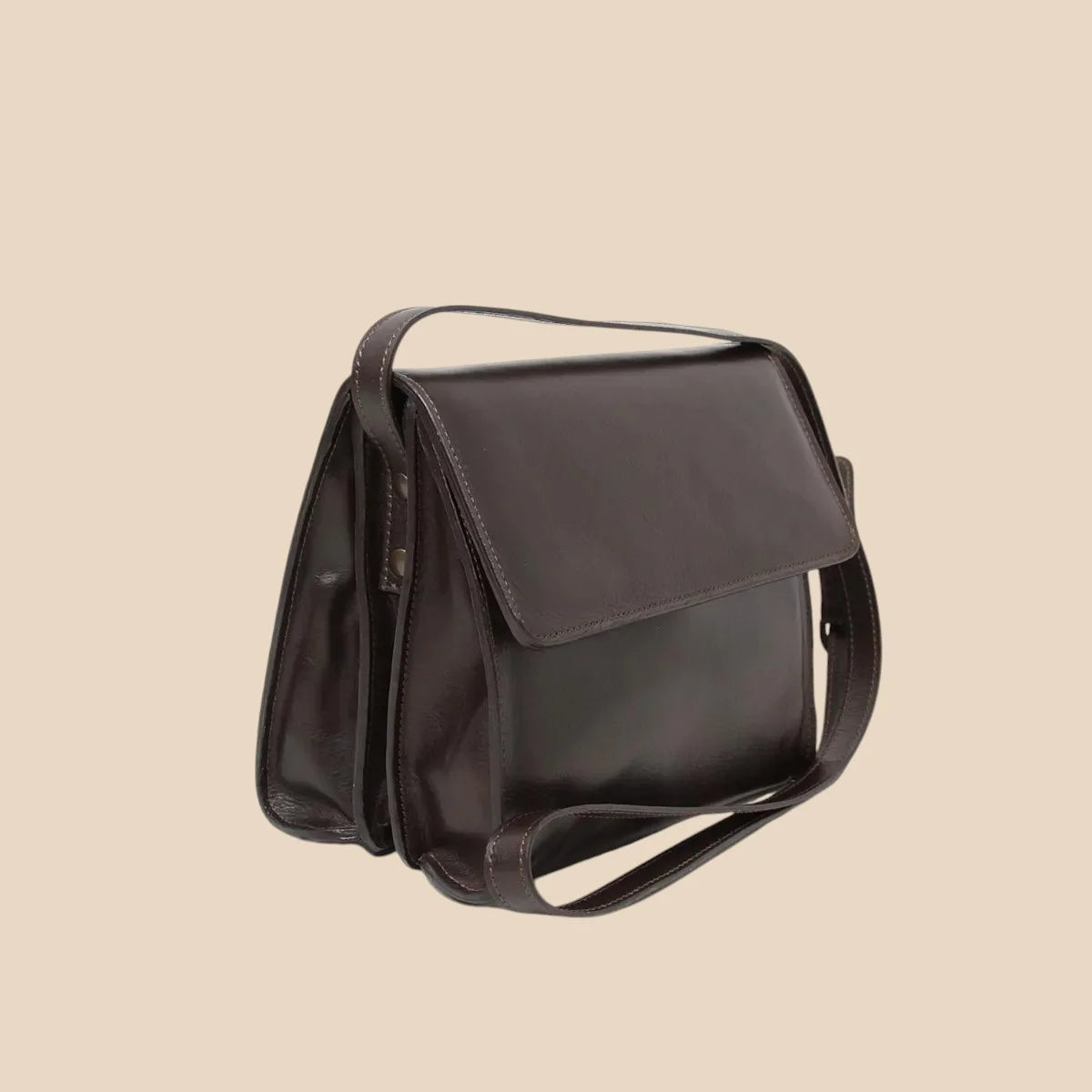 Calfskin Shoulder Bag - Image 25 | Bufalo d'Oro