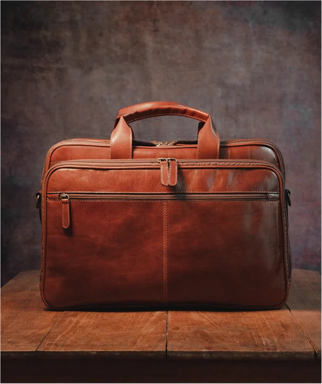Leather Briefcases & Laptop Bags