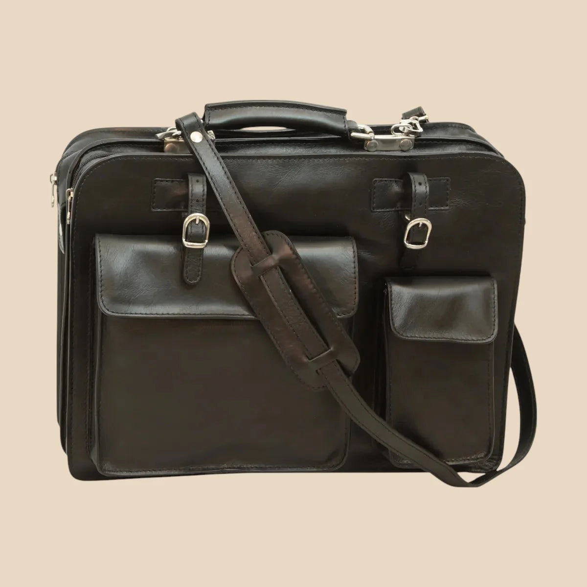 Leather Briefcase - Image 5 | Bufalo d'Oro