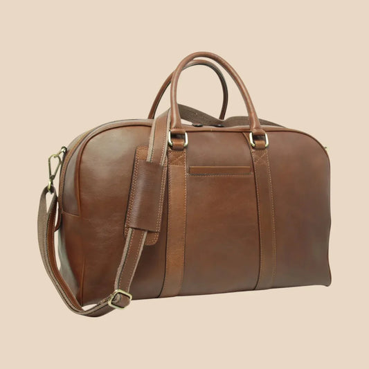 Soft Calfskin Leather Travel Bag - Image 1 | Bufalo d'Oro