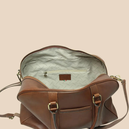Soft Calfskin Leather Travel Bag - Image 2 | Bufalo d'Oro