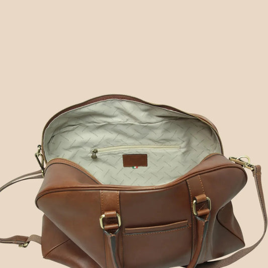 Soft Calfskin Leather Travel Bag - Image 2 | Bufalo d'Oro