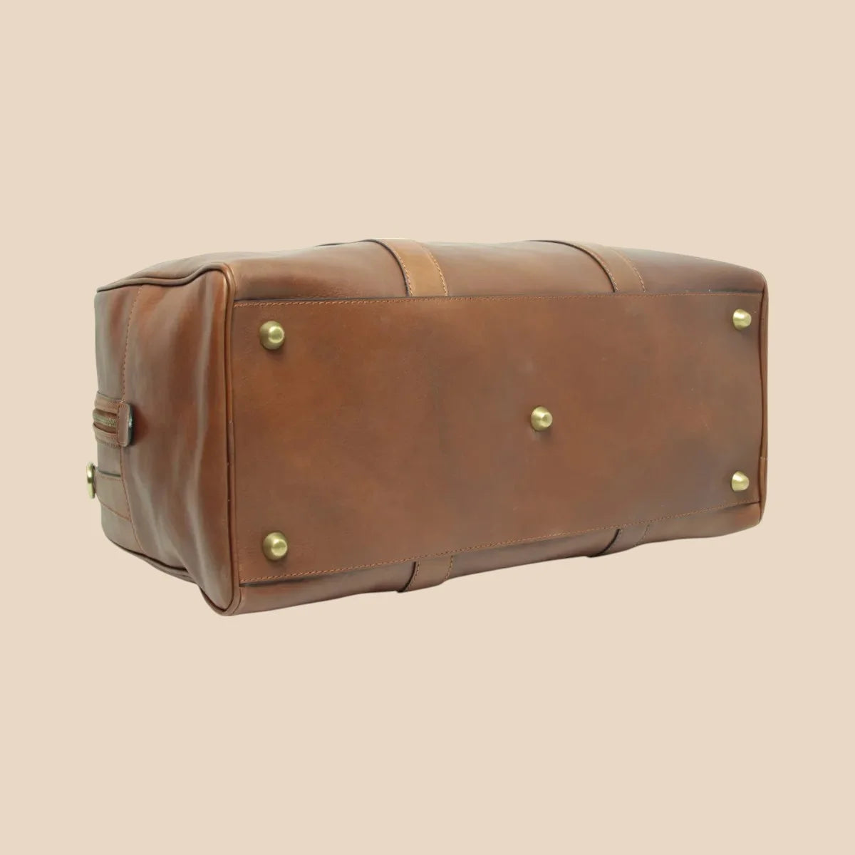 Soft Calfskin Leather Travel Bag - Image 7 | Bufalo d'Oro