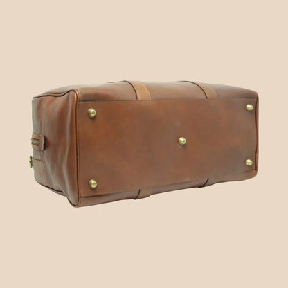 Soft Calfskin Leather Travel Bag - Image 7 | Bufalo d'Oro
