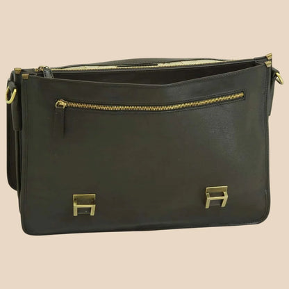 Calfskin Leather Briefcase - Image 29 | Bufalo d'Oro