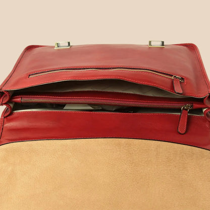 Calfskin Leather Briefcase - Image 21 | Bufalo d'Oro