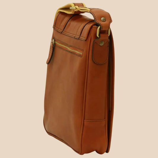 Soft Calfskin Leather Satchel Bag - Image 2 | Bufalo d'Oro