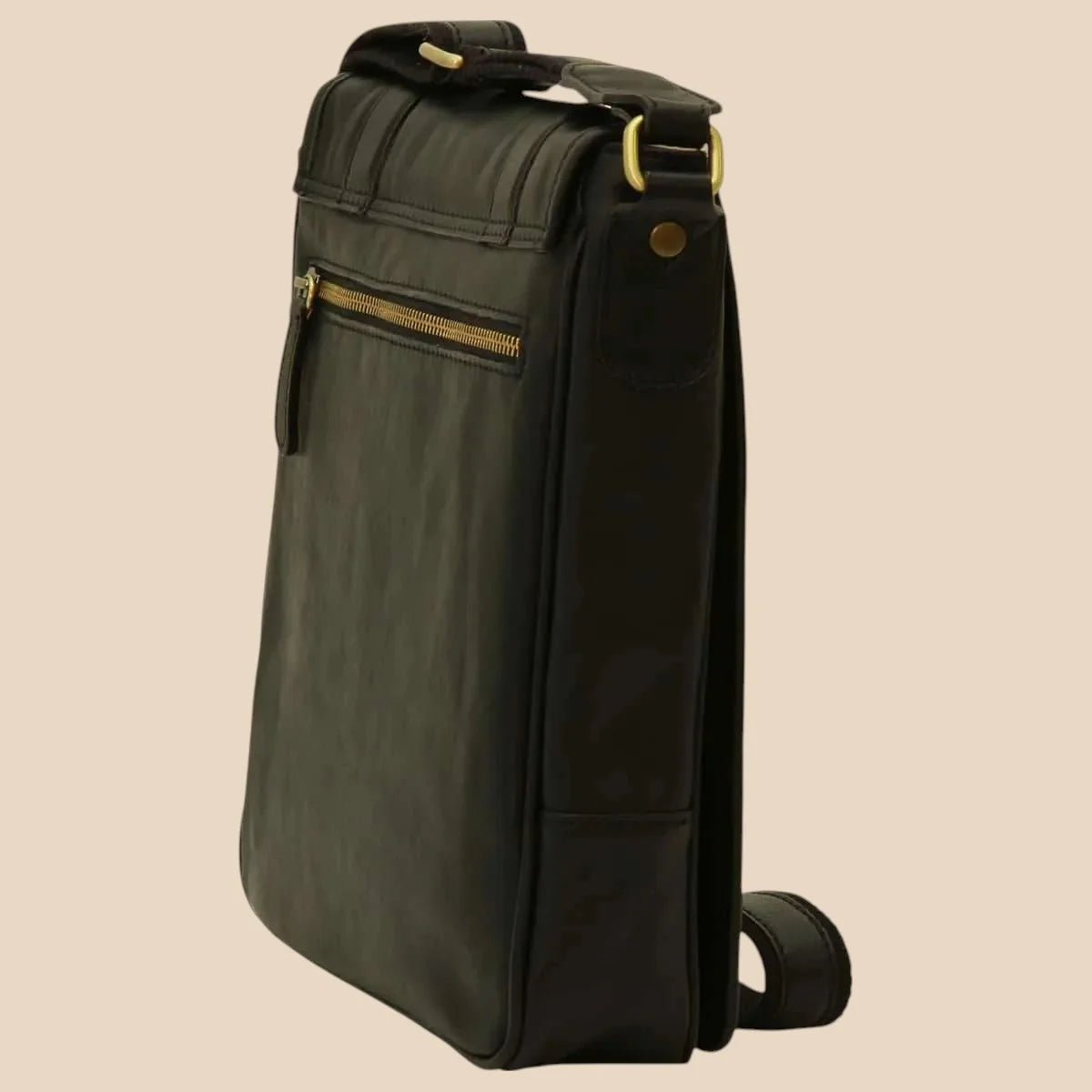 Soft Calfskin Leather Satchel Bag - Image 9 | Bufalo d'Oro