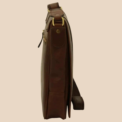 Soft Calfskin Leather Satchel Bag - Image 13 | Bufalo d'Oro