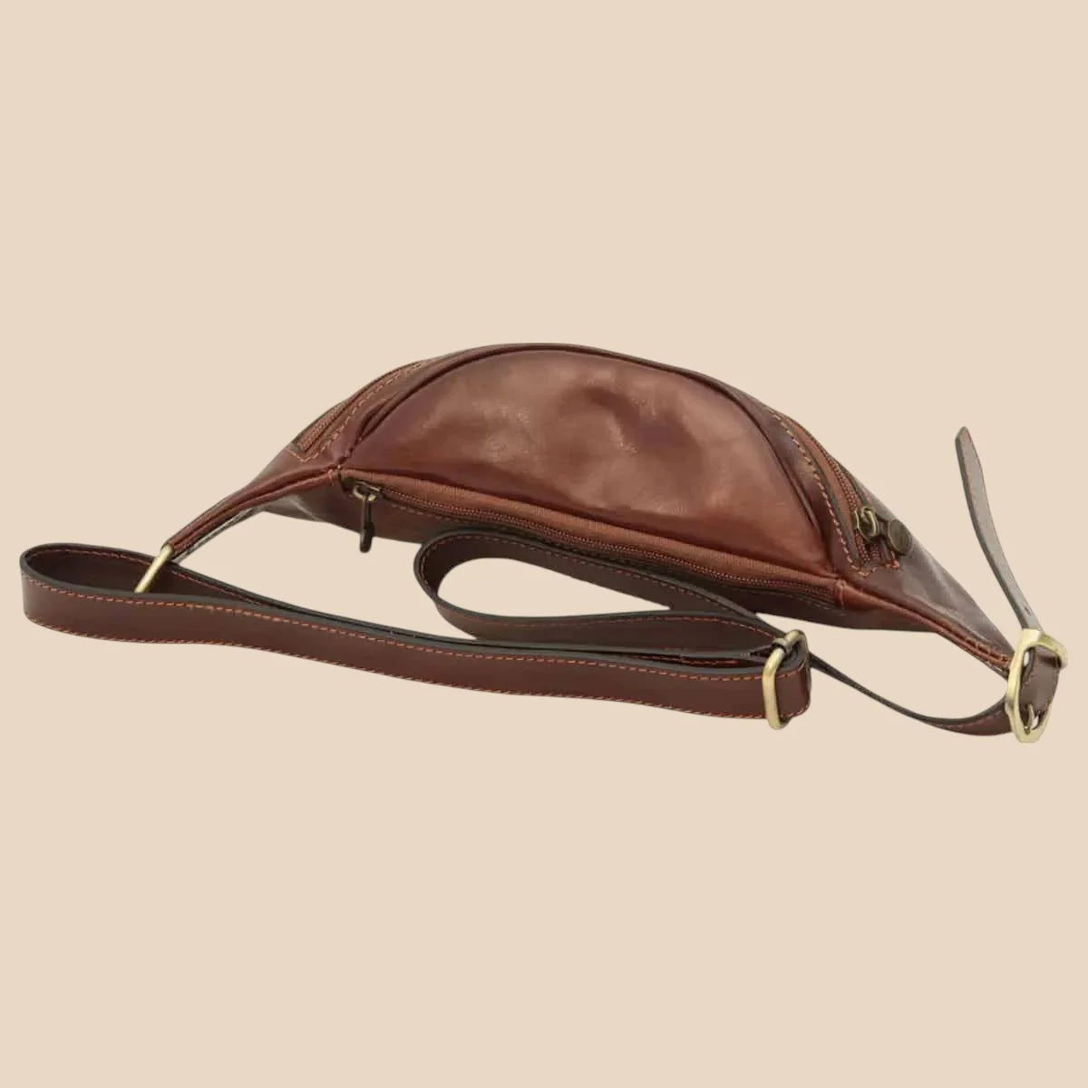 Full Grain Italian Calf Skin Leather Belt Pack - Image 11 | Bufalo d'Oro