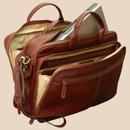 Italian Leather Briefcase - Image 2 | Bufalo d'Oro