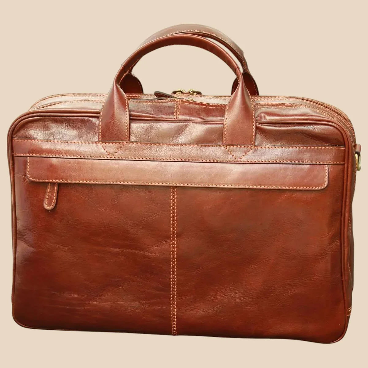 Italian Leather Briefcase - Image 3 | Bufalo d'Oro