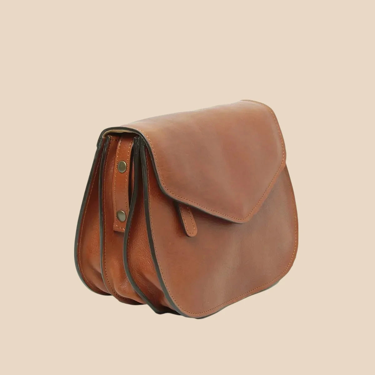 Full-Grain Calfskin Shoulder Bag - Image 21 | Bufalo d'Oro