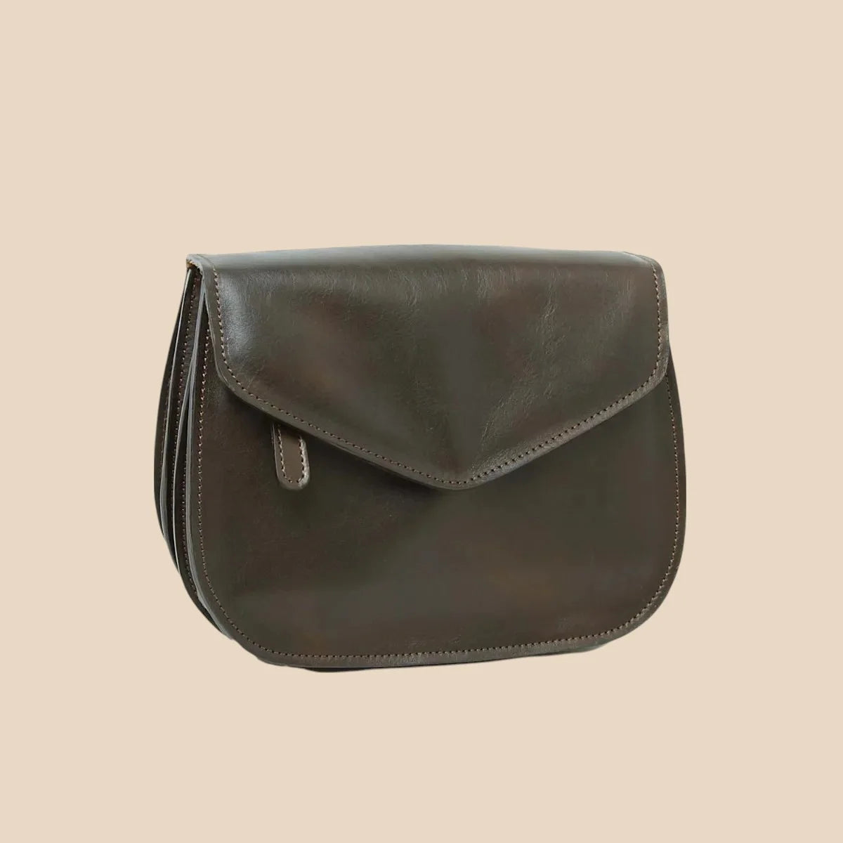 Full-Grain Calfskin Shoulder Bag - Image 13 | Bufalo d'Oro