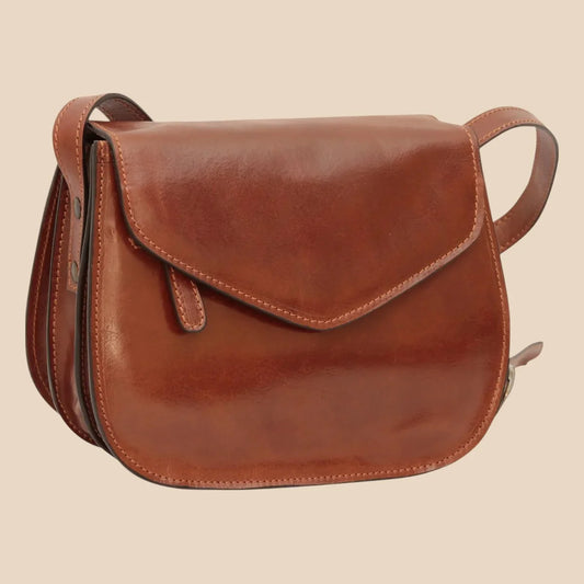 Full-Grain Calfskin Shoulder Bag - Image 1 | Bufalo d'Oro